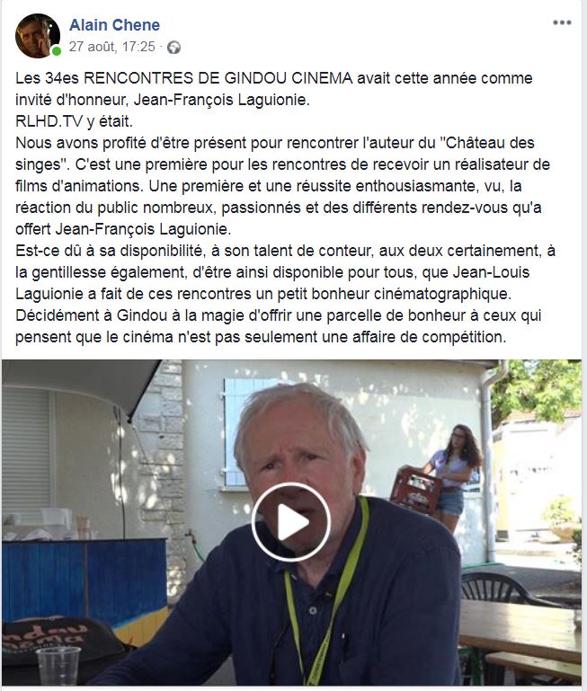 RLHD.TV, entretien avec Jean-François Laguionie, invités d'honneur